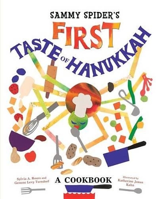 Book cover for Sammy Spider's First Taste of Hanukkah