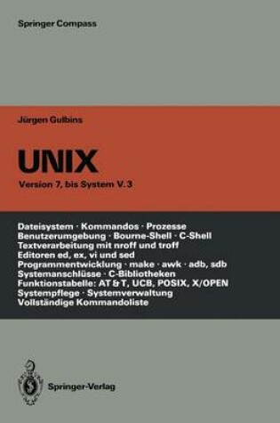 Cover of Unix