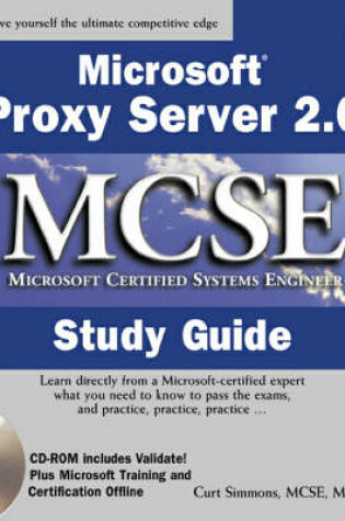 Cover of Microsoft Proxy Server 2.0 MCSE Study Guide