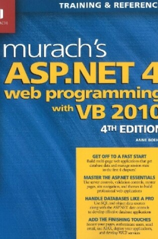 Cover of Murach's ASP.NET 4 Web Programming with VB 2010