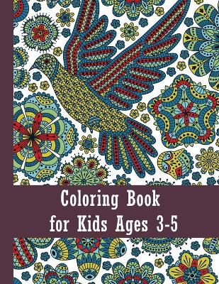 Book cover for Coloring book for kids ages 3-5