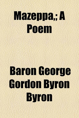 Book cover for Mazeppa; A Poem