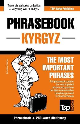 Book cover for Phrase book Kyrgyz The Most Important Phrases