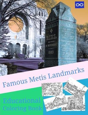 Book cover for Famous Metis Landmarks Coloring Book