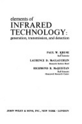 Cover of Elements of Infrared Technology