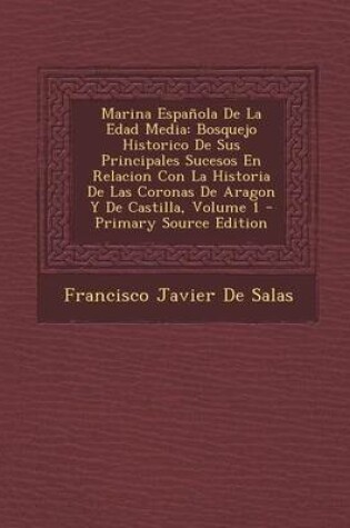 Cover of Marina Espanola de La Edad Media