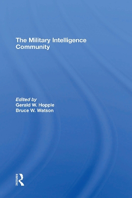 Book cover for The Military Intelligence Community