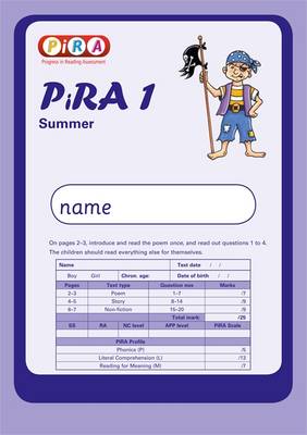 Cover of Progress in Reading Assessment Test 1, Summer Pk10