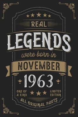 Book cover for Real Legends were born in November 1963