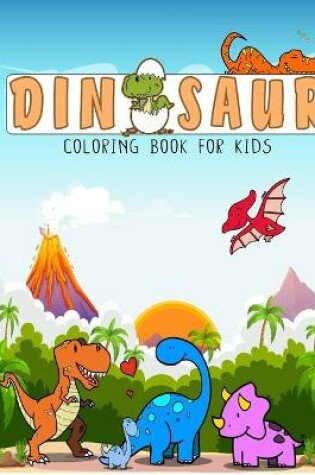 Cover of Dinosaurs coloring book for kids