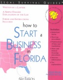 Book cover for How to Start a Business in Florida