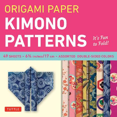 Book cover for Origami Paper Kimono Patterns Small