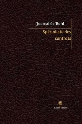 Cover of Specialiste des contrats Journal de bord