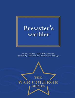 Book cover for Brewster's Warbler - War College Series