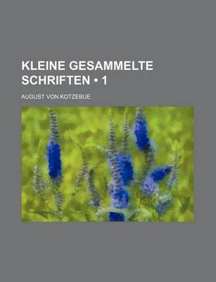 Book cover for Kleine Gesammelte Schriften (1)