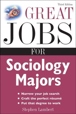 Book cover for Great Jobs for Sociology Majors