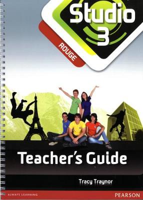 Cover of Studio 3 Rouge Teacher Guide New Edition