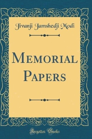 Cover of Memorial Papers (Classic Reprint)