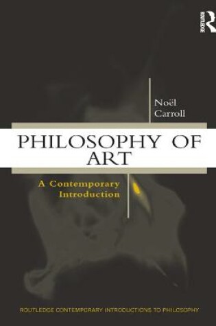 Cover of Philosophy of Art