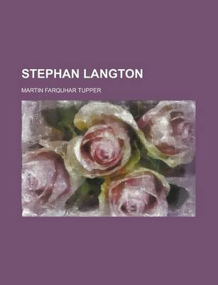 Book cover for Stephan Langton