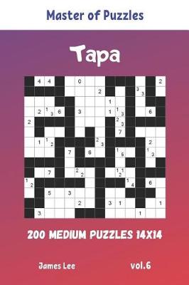 Cover of Master of Puzzles - Tapa 200 Medium Puzzles 14x14 vol.6