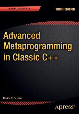 Book cover for Advanced  Metaprogramming in Classic C++