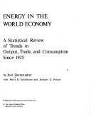 Book cover for Energy in the World Economy