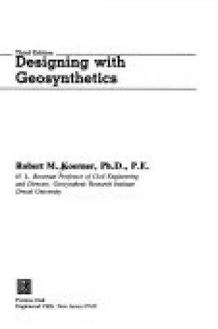 Cover of Designing with Geosynthetics