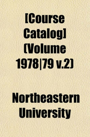 Cover of [Course Catalog] (Volume 1978-79 V.2)