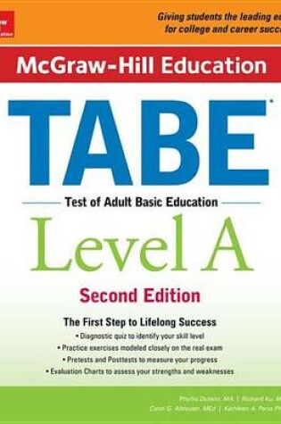 Cover of McGraw-Hill Education Tabe Level A, Second Edition