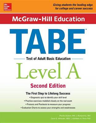 Book cover for McGraw-Hill Education Tabe Level A, Second Edition