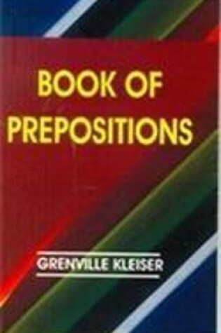 Cover of Book of Prepositions