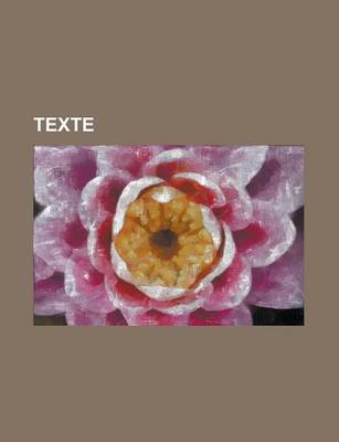 Book cover for Texte