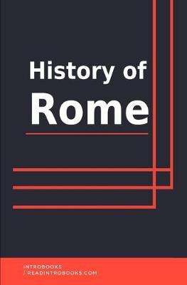 Book cover for History of Rome
