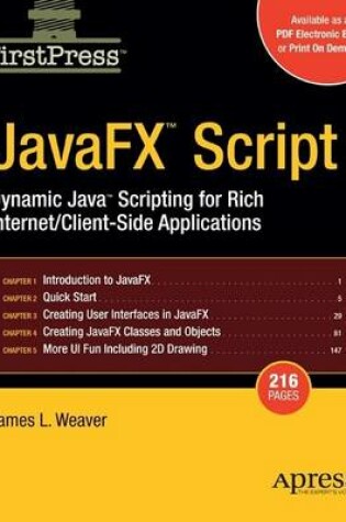 Cover of JavaFX Script