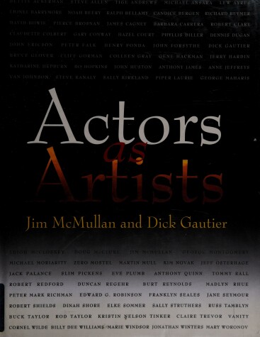 Book cover for Actors as Artists (H)