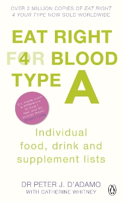 Cover of Eat Right for Blood Type A