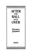 Book cover for After the Ball Was Over