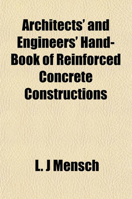 Book cover for Architects' and Engineers' Hand-Book of Reinforced Concrete Constructions