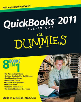 Book cover for QuickBooks 2011 All-in-One For Dummies