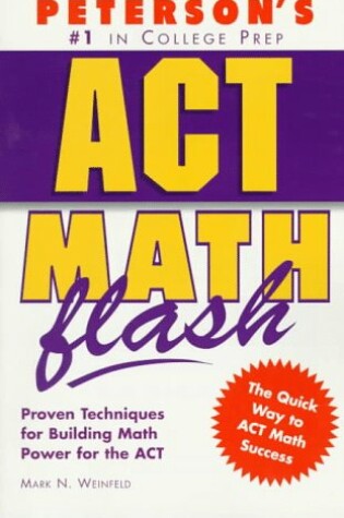 Cover of Peterson's ACT Math Flash