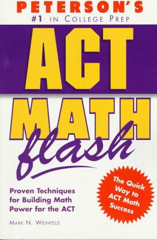 Book cover for Peterson's ACT Math Flash