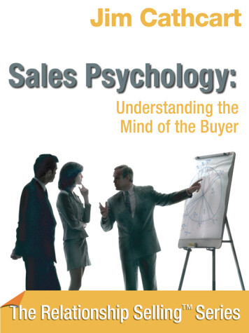 Book cover for Sales Psychology