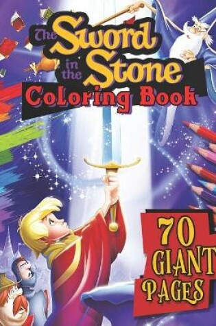 Cover of The Sword in the Stone Coloring Book