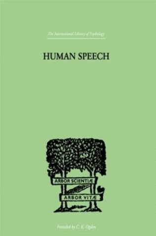 Cover of Human Speech