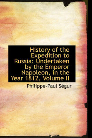 Cover of History of the Expedition to Russia