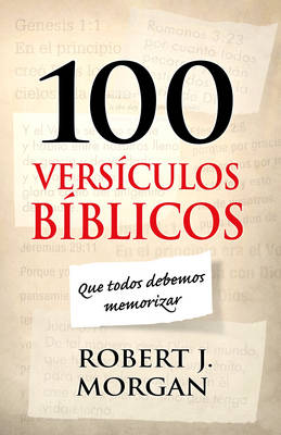 Book cover for 100 versiculos biblicos que todos debemos memorizar