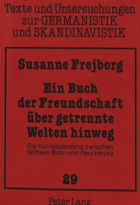 Cover of Ein Buch Der Freundschaft Ueber Getrennte Welten Hinweg