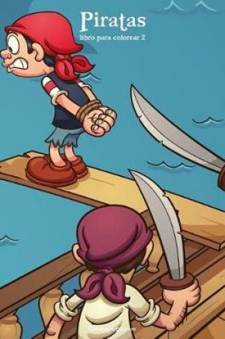 Cover of Piratas libro para colorear 2