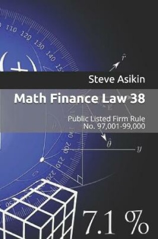 Cover of Math Finance Law 38